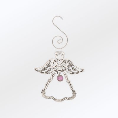 Christmas Ornament made with flower bead