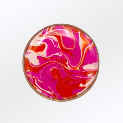 golf ball marker made from flowers