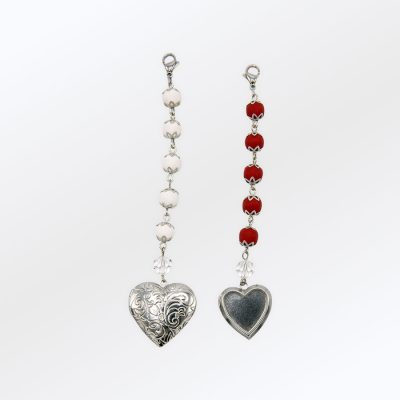 Keepsake Locket made with beads from flowers