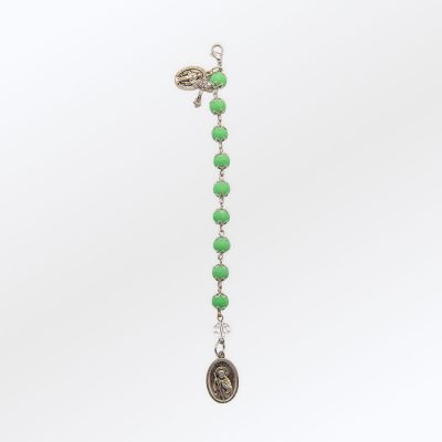 Patron Saint Decade made from flowers