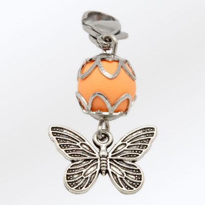 Bangle Bracelet Charm made from flowers