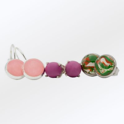 Earrings from flowers
