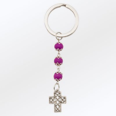Three Bead Keychain